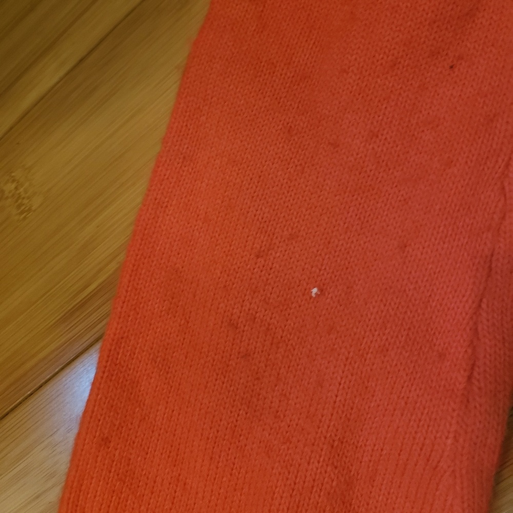 Preowned Orange Crop Button Sweater size Large - Picture 6 of 7